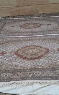 فرش دستباف ۱۲ متری کرم