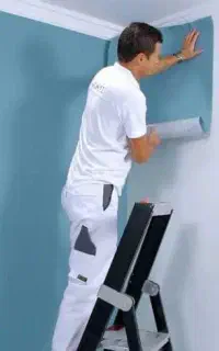 نصب حرفه‌ای کاغذ دیواری