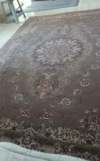 فروش چهار عدد فرش سفید رنگ