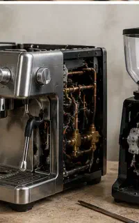 سرویس و تعمیر اسپرسوساز و آسیاب تخصصی و ضمانت‌دار