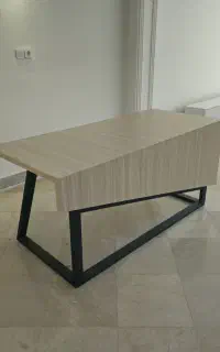 میز فلز وچوب