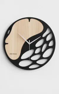 ساعت دیواری چوبی در انواع طرح ها