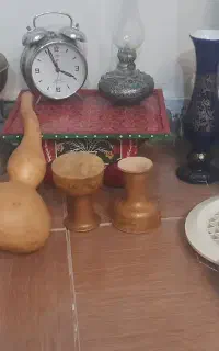 تعدادی  وسایل  منزل. و  چراغ  عتیقه