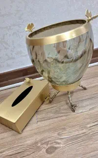 ست سطل و جا دستمال پروانه ای