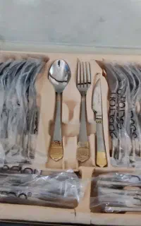سرویس قاشق و چنگال دوازده نفره