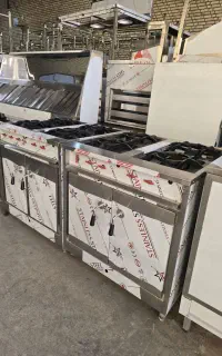 اجاق صنعتی  تاپینگ یخچال سینک گرمخانه دمکن میز