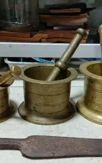 ۳ عدد هاون برنجی قدیمی روسی