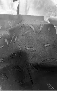 چادر مشکی گلدار