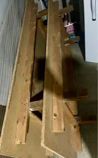 کفی تخت چوبی