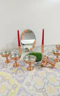 هفت سین مسی زیبا در انواع طرح کیفیت و قیمت عالی