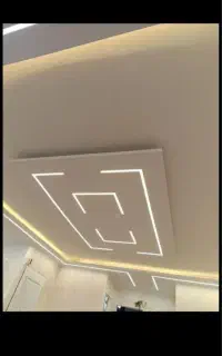 اجرای کناف لاین نوری باکس پشت تی وی و...