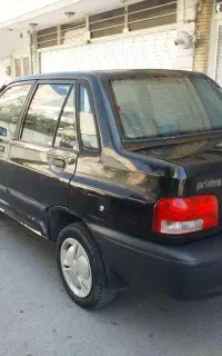 پراید 84 بدون رنگ دوگانه شاسی سالم