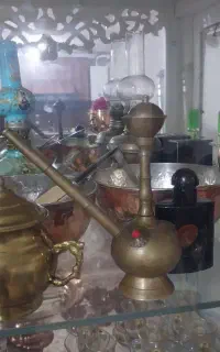 یک عدد قلیان از جنس برنج تزئینی