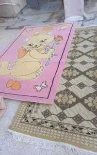دوعدد گلیم فرش کارکرده