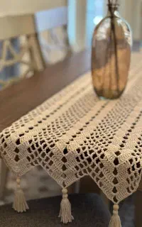 رومیزی قلاببافی پرداخت دو مرحله ای