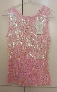 تاپ مجلسی صورتی