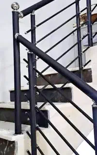 نرده استیل نرده راه پله نرده بالکن  حفاظ بانکی