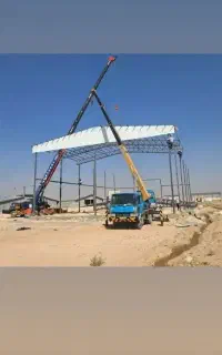 اجرای  خرپاشیروانی آردواز ایرانیت سوله درتمام نقاط