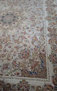 ۳ تخته فرش ۱۲ متری نقره ای در حد نو