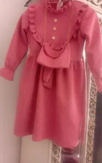 لباس عروسکی دخترانه در حد نو