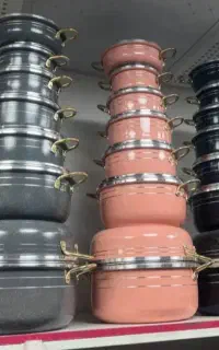 انواع قابلمه مارک شارنیک دسته طلایی ضخیم تضمینی