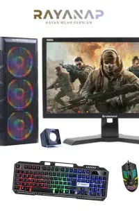 سیستم گیمینگ GTX960 - H81  مانیتور23 اینچ (کد632)