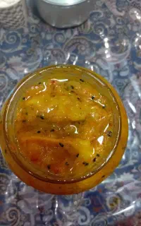 ترشی انبه و ترشی گوجه وشیره انگور