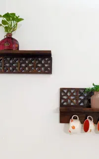 شلف دیواری ستاره باجالیوانی و شلف گره چینی ۵ستاره