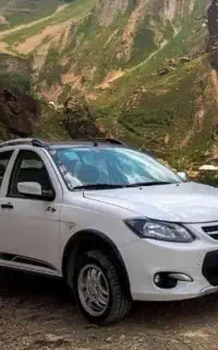 کوییک R سفید-مشکی رینگ فولادی