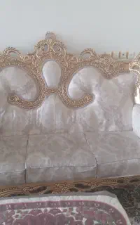 مبل سلطنتی ۷ نفره همراه با ۳تا جلو مبلی