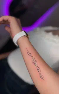اجرا و آموزش تتو بدن در اسفراین با مبینا تتو