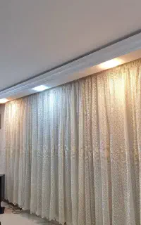 پرده تور خامه و زری دوزی ترک