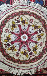 فرش رومیزی گرد