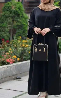 لباس زنانه عبا مغزیدارماهپوش شیکان کده ویژه محرم