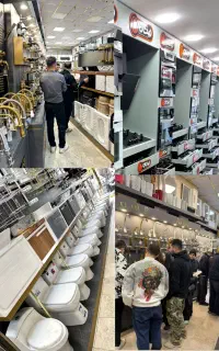 فر و روشویی سینک کابینتی هودفرنگی یکدنیا توالت