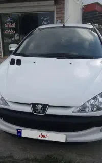 ۲۰۶ تیپ ۲ مدل ۱۴۰۰ رنگ سفید در حد