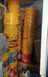 سطل خالی روغن ۲۰لیتری