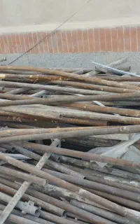 گچ زیرکار و لوله داربست