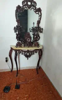آینه و شمعدان