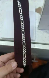 دستبند نقره مردانه