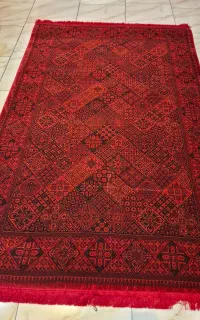 فرش ماشینی ۱.۵×۲.۲۵ بلوچ قرمز  راج