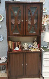 کتابخانه چوبی بوفه چوبی قدیمی