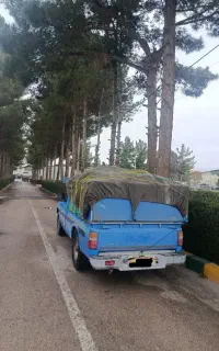 حمل بار اثاثیه و  گندم  داخل شهر بیرون  با نیسان