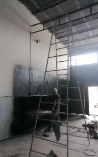 نقاشی و رنگ آمیزی پارکینگ و ساختمان