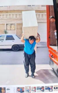 (آسان بار ساوه) بانیروهای قوی روح الله شریف زاد