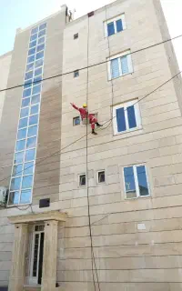 کاردر ارتفاع طناب راپل عایق نانو شستشو پیچ روپلاک