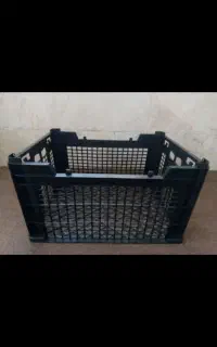 سبد مشکی پلاستیکی