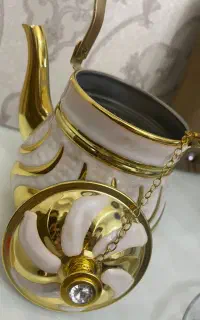 قوری طرح برنزی (سوغات مکه) اصله اصل کاملا نو