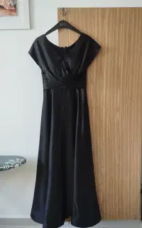 لباس مجلسی پارچه ساتن ترک