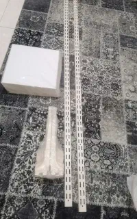 شلف دیواری طول آهن ها ۲ متر شش تا پایه طبقه